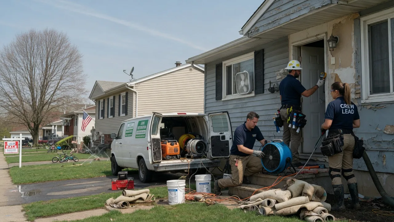 Flood Cleanup in Mechanicsville, IA near me